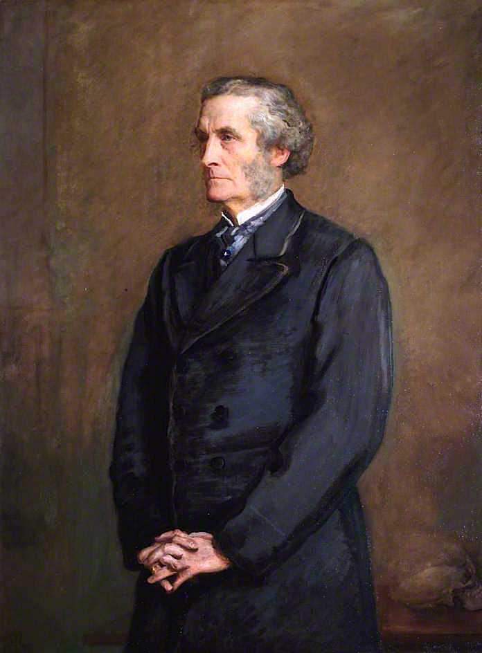 Luther Holden, Surgeon at St Bartholomew's Hospital, vintage artwork by Sir John Everett Millais, 12x8" (A4) Poster