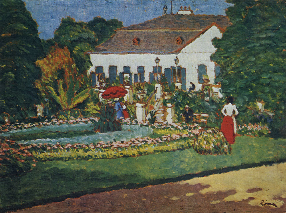 Castle in Kortvelyes by Jozsef Rippl-Ronai,A3(16x12")Poster