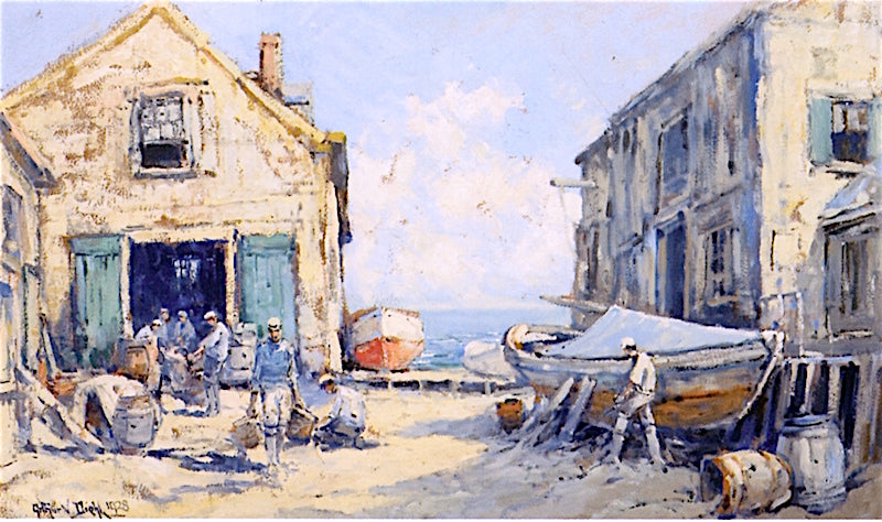 Boat Houses, Provincetown by Arthur Vidal Diehl,A3(16x12")Poster
