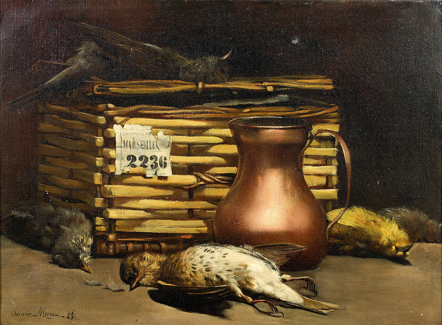 sicienne et un pot en cuivre by Paul-Charles Chocarne-Moreau,A3(16x12")Poster