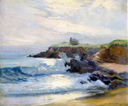 Rising Tide, Le Pouldu, Brittany, vintage artwork by Maurice Cullen, 12x8" (A4) Poster