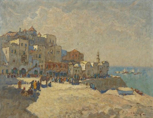 The Holy Land, vintage artwork by Konstantin Gorbatov, 12x8" (A4) Poster