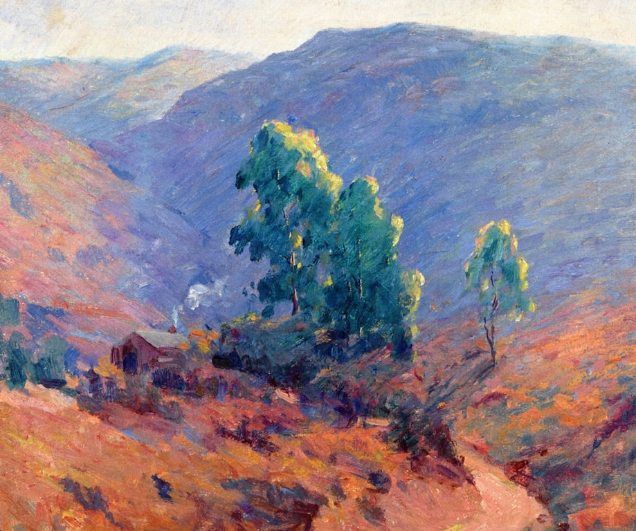 Cabin in the Hills by Jean Mannheim,A3(16x12")Poster