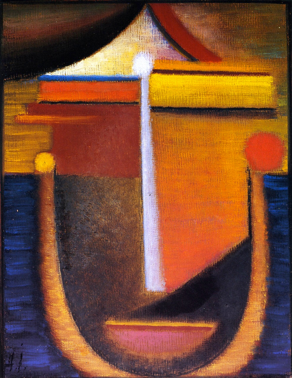 Abstract Head: Composition No. 10 by Alexei von Jawlensky,A3(16x12")Poster