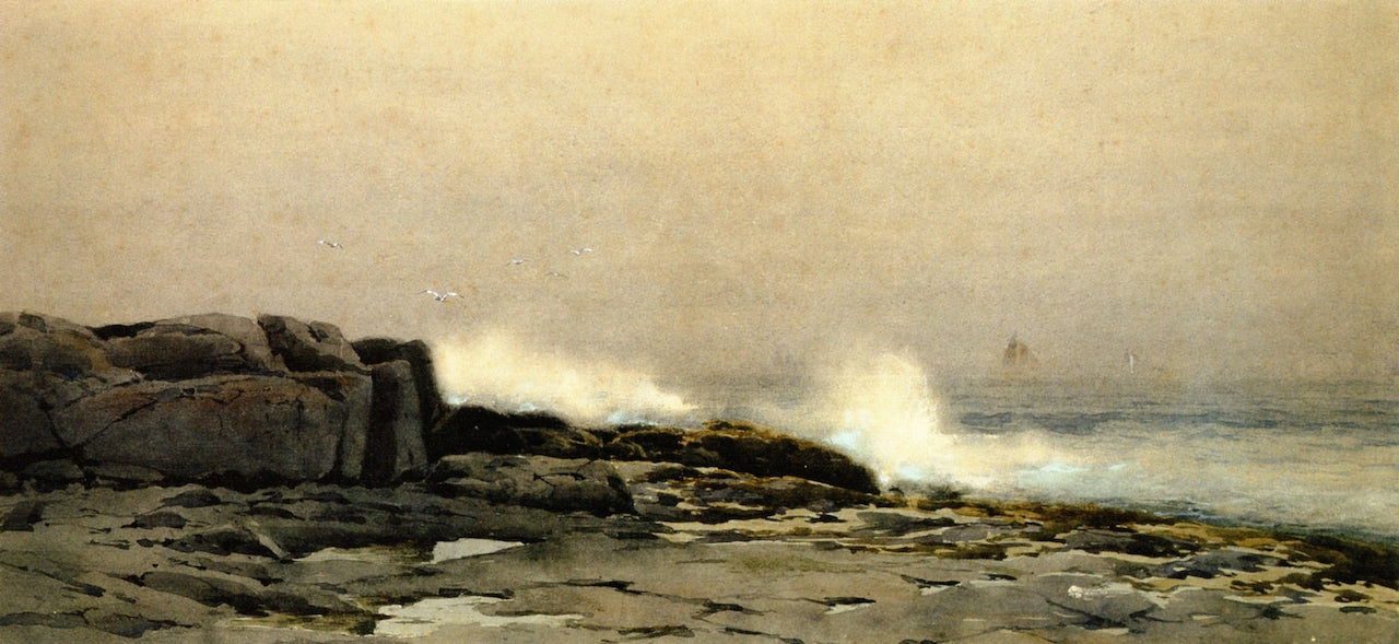 Gloomy Weather, vintage artwork by Samuel P. R. Triscott, 12x8" (A4) Poster