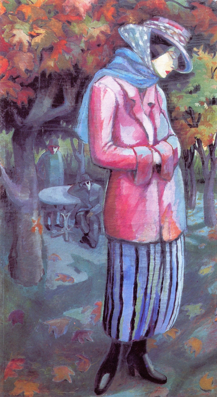  Children Diptych - Left Panel by Aksel Waldemar Johannessen,16x12(A3) Poster