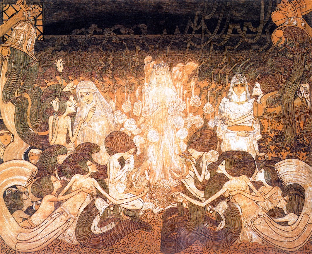 The Three Brides by Jan Toorop,A3(16x12")Poster
