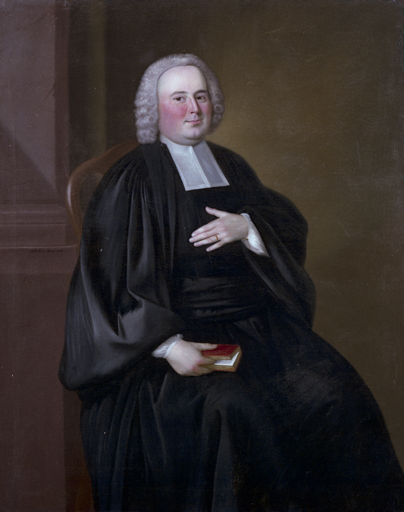 Peter Bours (1726-1762), vintage artwork by Joseph Blackburn, 12x8" (A4) Poster