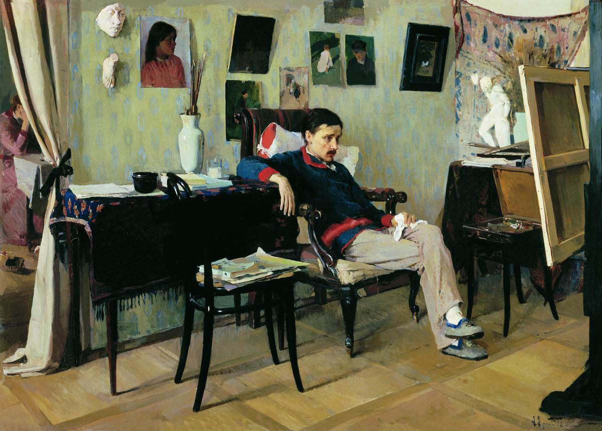 The Sick Artist by Alexei Korin,A3(16x12")Poster