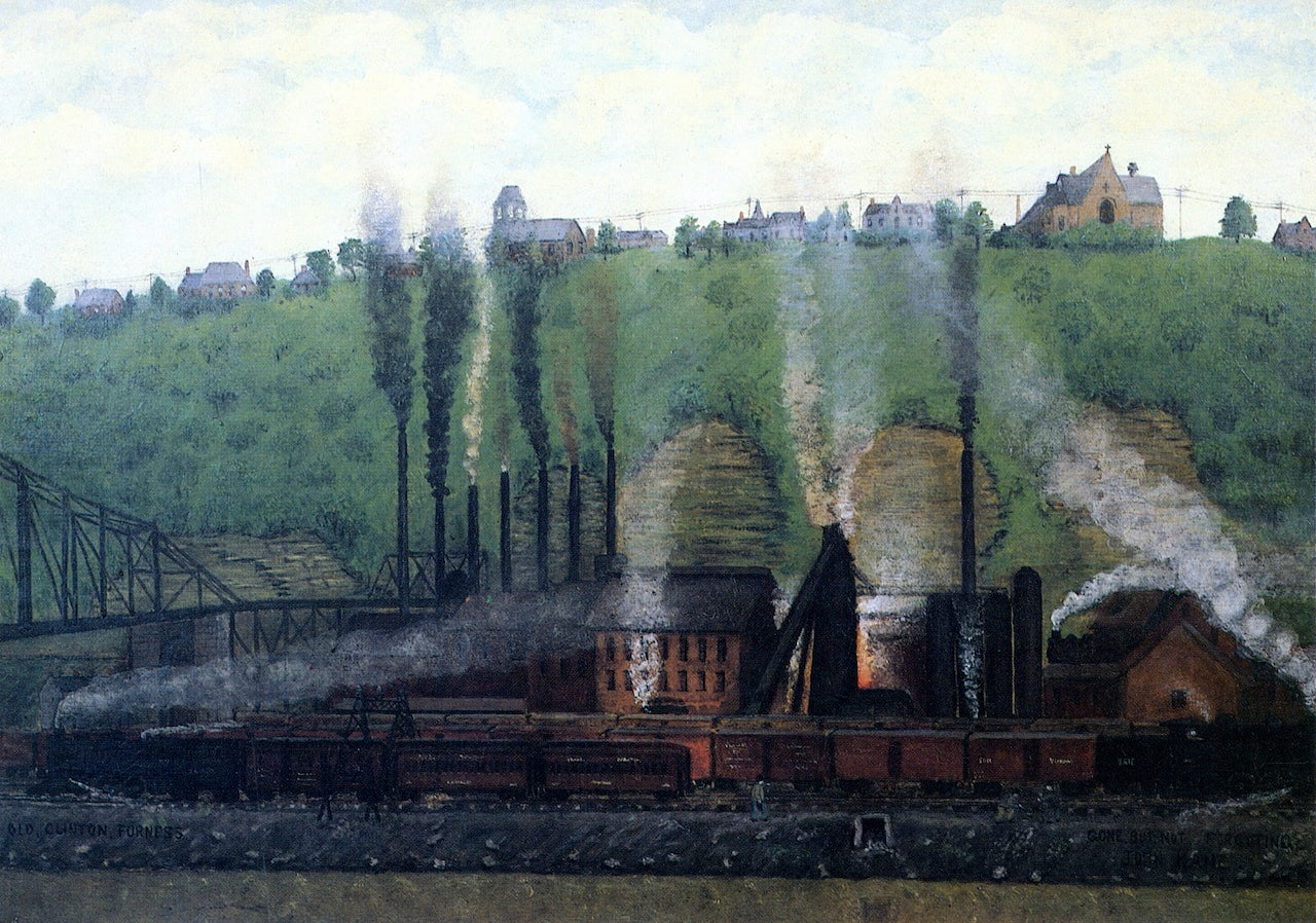 Old Clinton Furnace by John Kane,A3(16x12")Poster