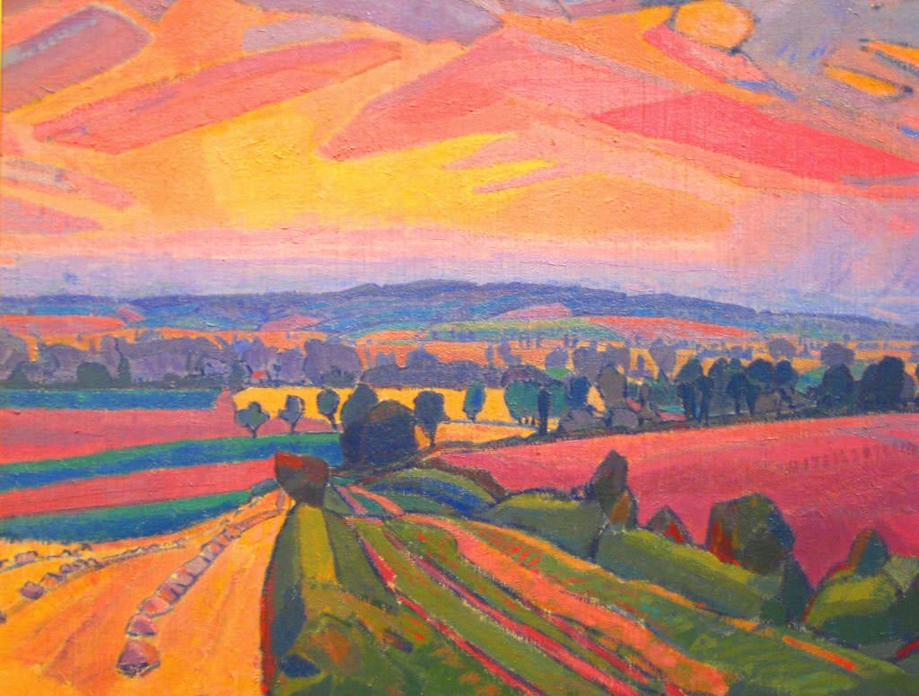 Icknield Way, vintage artwork by Spencer Gore, 12x8" (A4) Poster