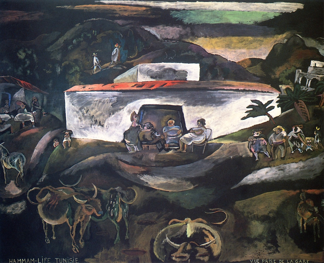 Hammam-Life, Tunisie by Jules Pascin,16x12(A3) Poster