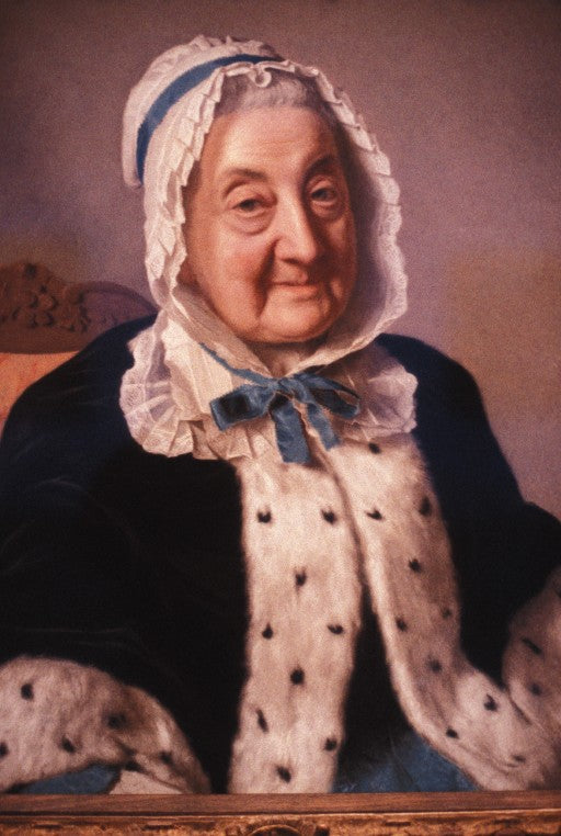Portrait of Marthe Marie Tronchin, vintage artwork by Jean-Étienne Liotard, 12x8" (A4) Poster
