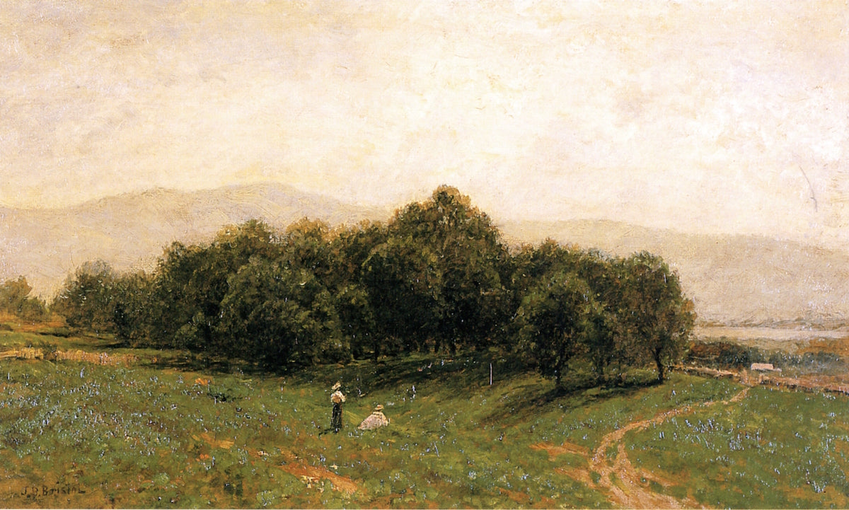 The Summer Picnic, vintage artwork by John Bunyan Bristol, 12x8" (A4) Poster