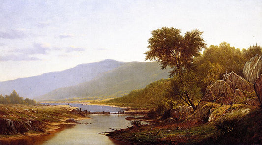 In the White Mountains, vintage artwork by Charles W. Knapp, 12x8" (A4) Poster