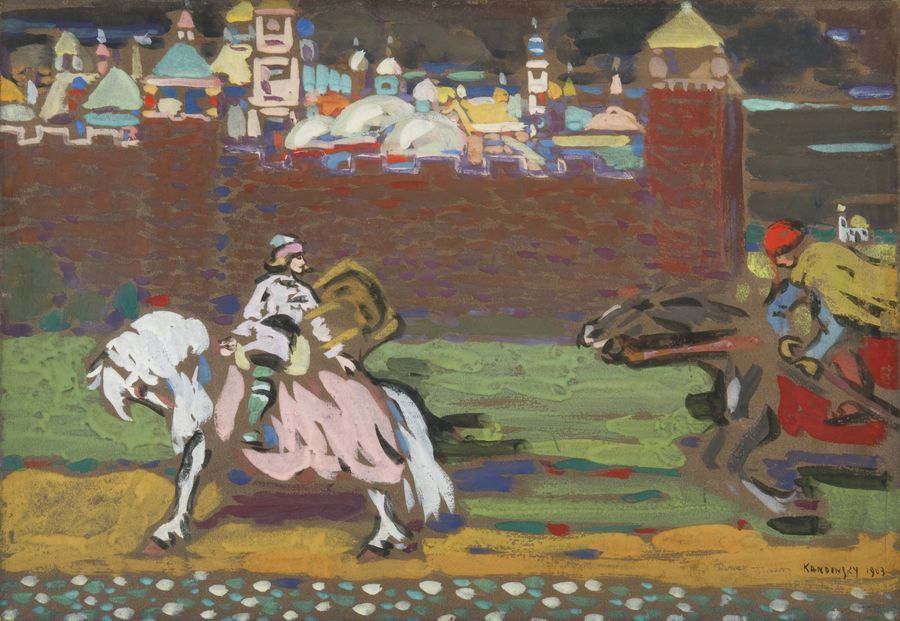 Crusaders by Wassily Kandinsky,A3(16x12")Poster