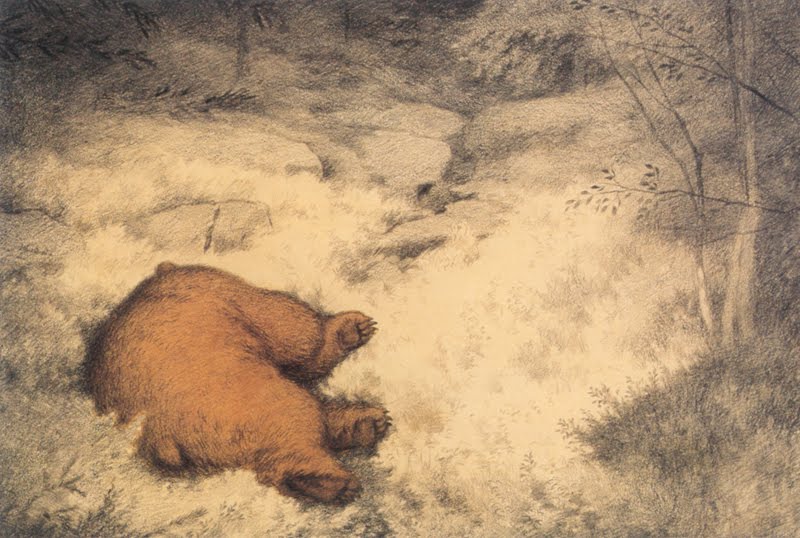  Asleep in the Blueberry Bushes by Theodor Severin Kittelsen,A3(16x12")Poster
