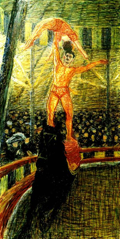 The Circus, vintage artwork by Eugene Jansson, 12x8" (A4) Poster