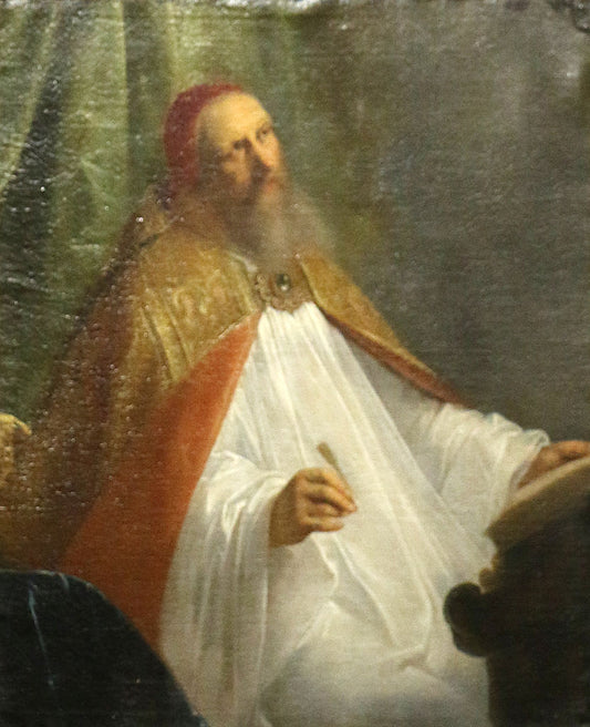 Saint Augustin, vintage artwork by Pieter Fransz. de Grebber, 12x8" (A4) Poster