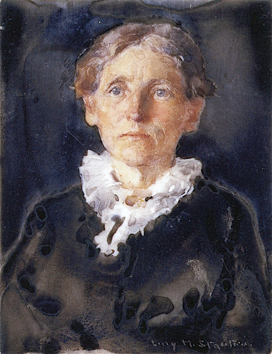 Mrs. Walker, a North Carolina Mountain Woman, vintage artwork by Lucy May Stanton, 12x8" (A4) Poster