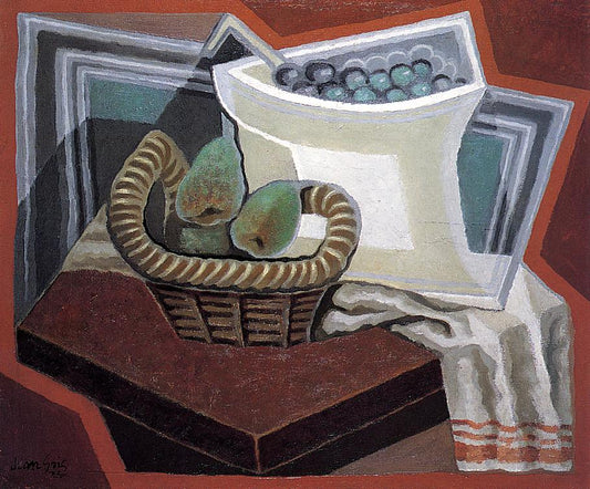 The Basket of Pears by Juan Gris,16x12(A3) Poster