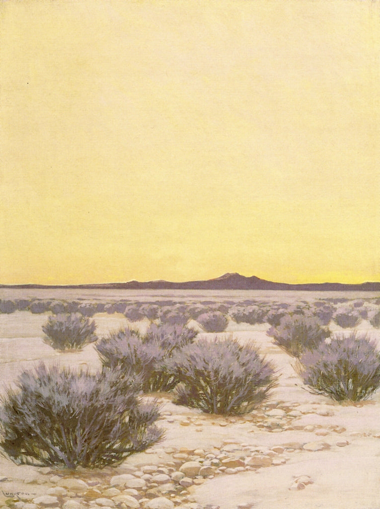Afterglow in the Desert by Fernand H. Lungren,A3(16x12")Poster