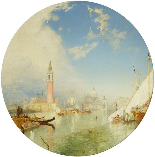 Saints' Day at Venice, vintage artwork by James Baker Pyne, A3 (16x12") Poster Print