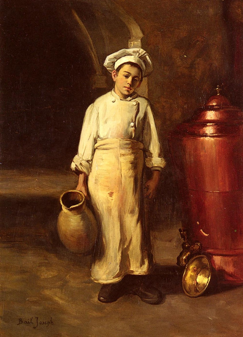 The Chef's Apprentice by Claude Joseph Bail,A3(16x12")Poster