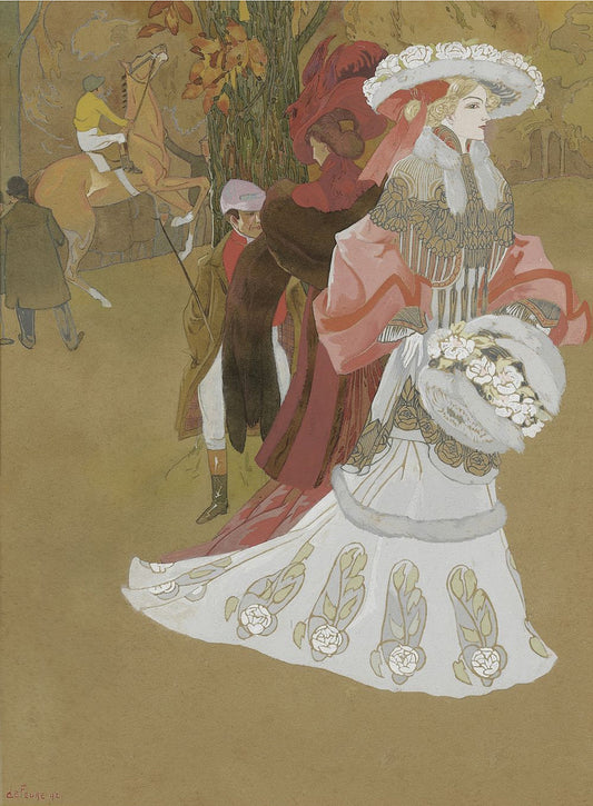 La Toilette Sensationnelle by Georges de Feure,A3(16x12")Poster