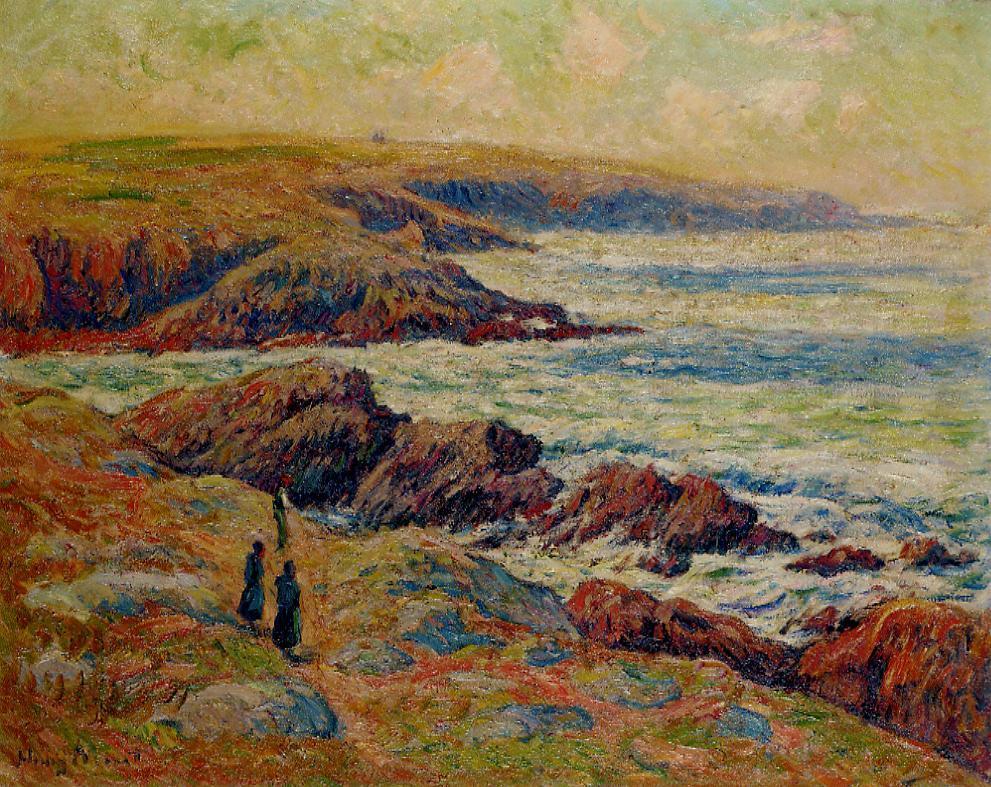The Coast near Douarnenez by Henry Moret,A3(16x12")Poster