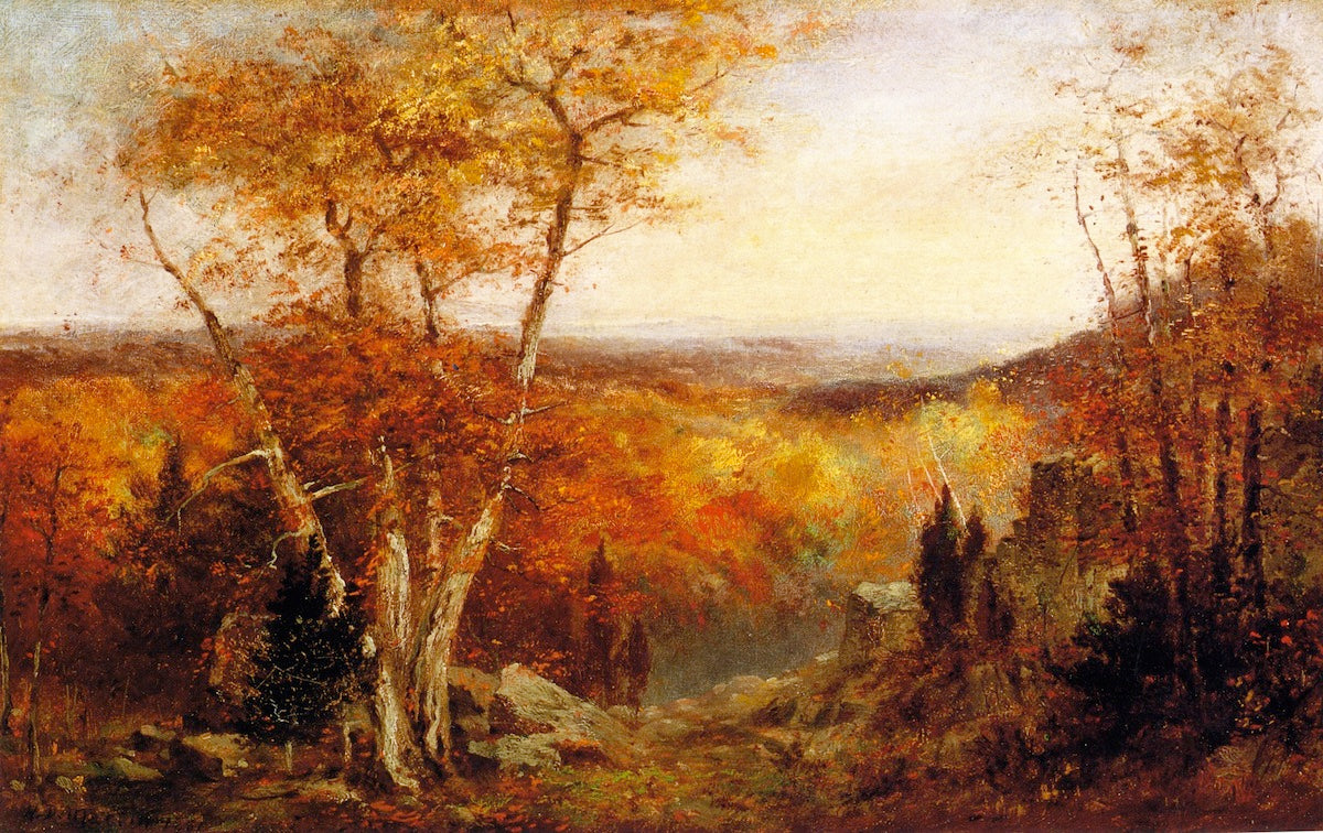 In the Adirondacks, vintage artwork by Homer Dodge Martin, 12x8" (A4) Poster