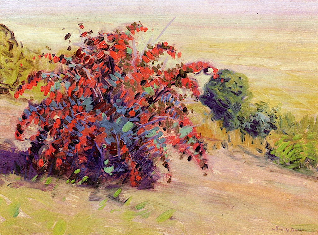The Barberry Bush by Arthur Wesley Dow,A3(16x12")Poster