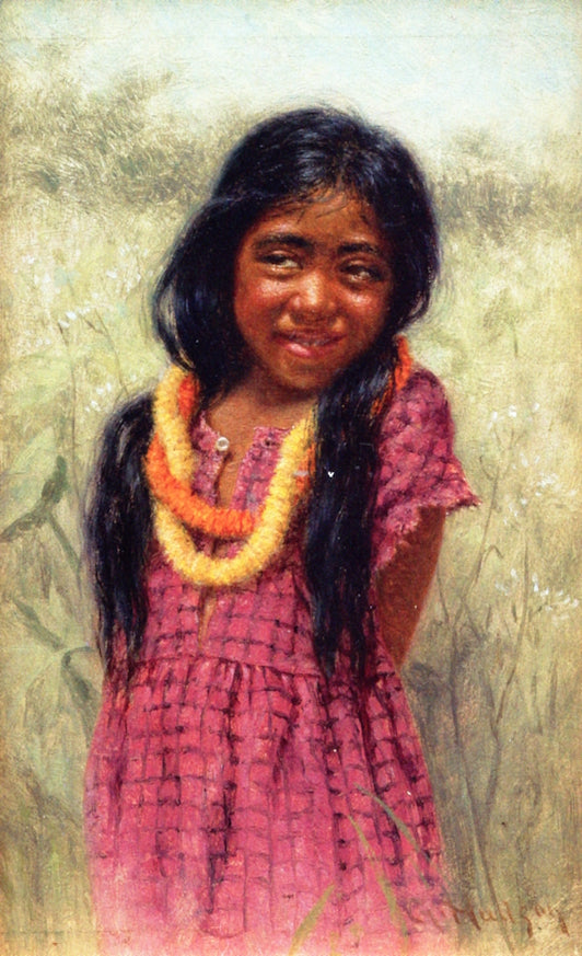 Head of Louie, vintage artwork by Grace Carpenter Hudson, 12x8" (A4) Poster