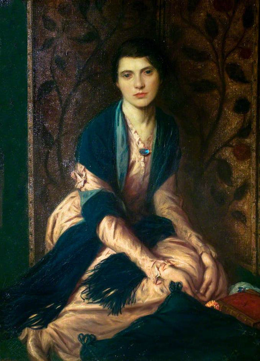 Miriam, vintage artwork by Charles Haslewood Shannon, 12x8" (A4) Poster