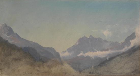 Oetzthal, vintage artwork by Vilhelm Petersen, A3 (16x12") Poster Print