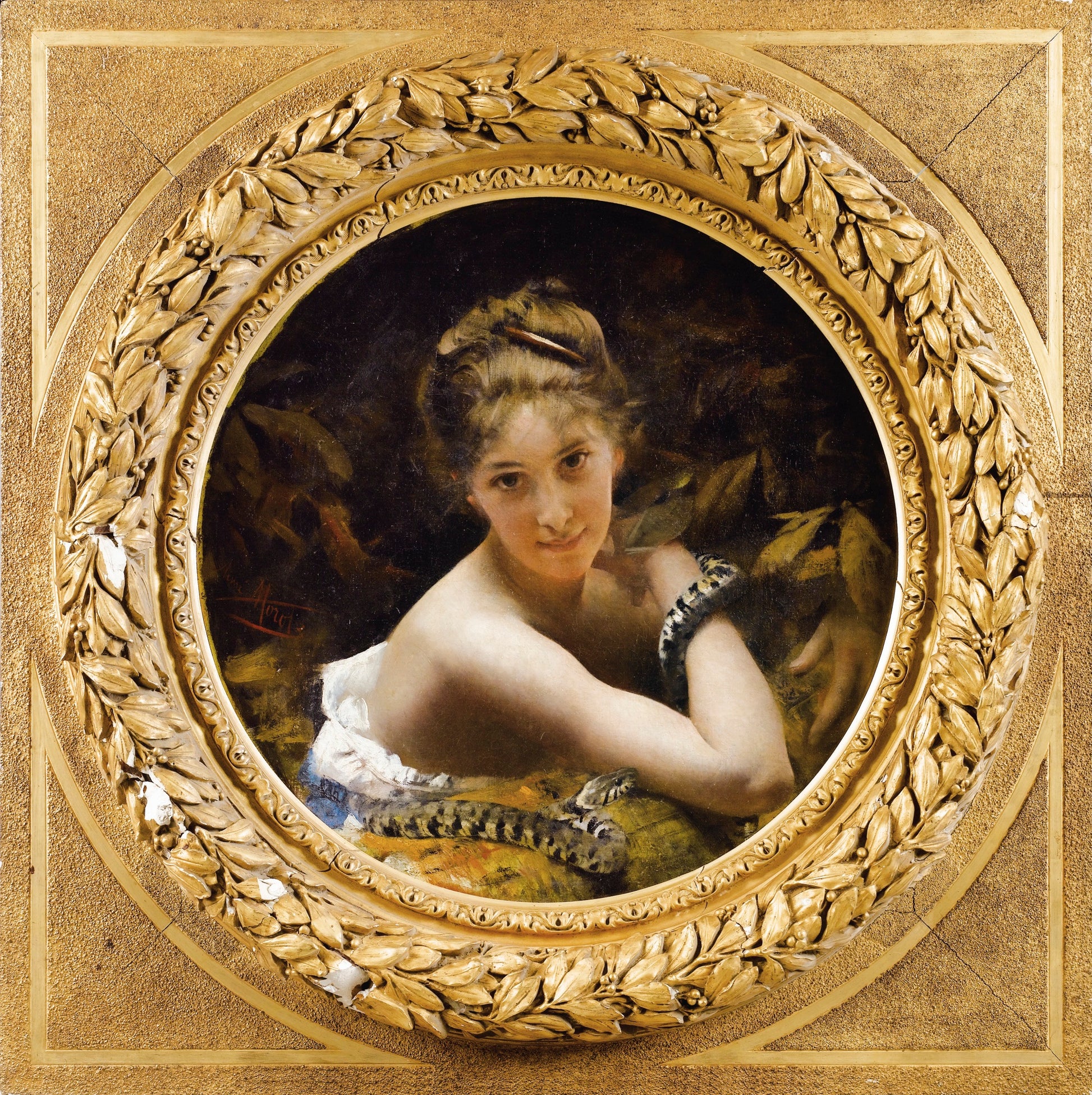 The Charmer, vintage artwork by Aime-Nicolas Morot, 12x8" (A4) Poster