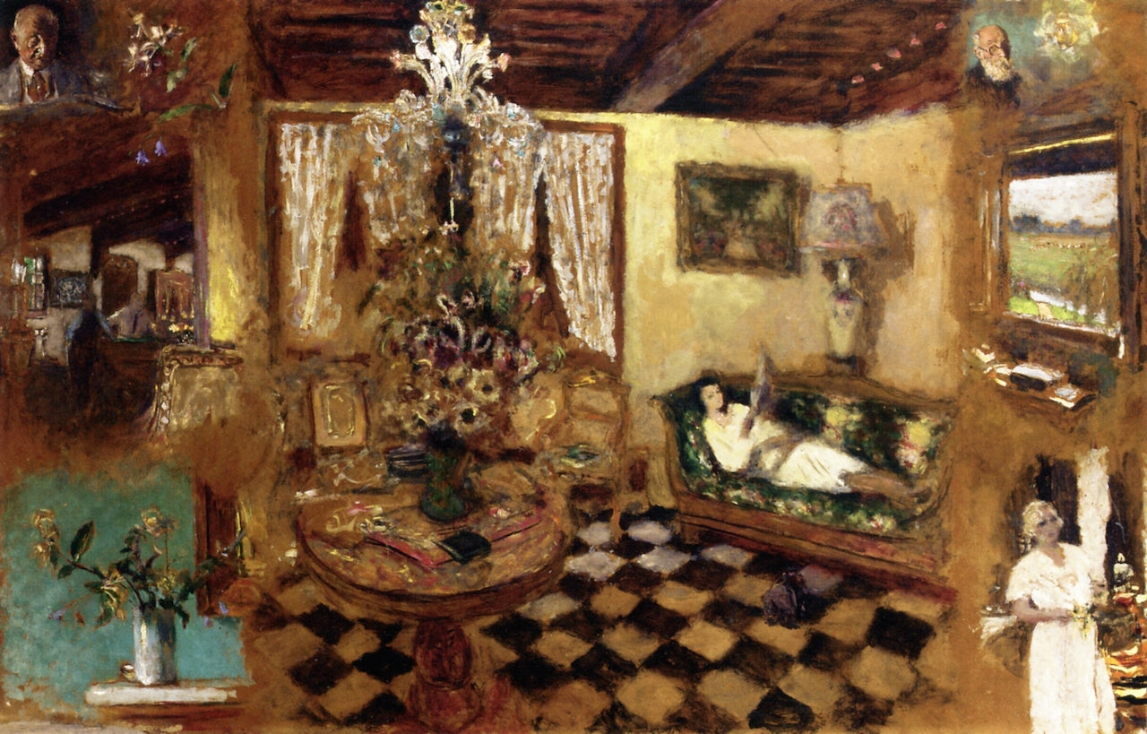Board of Studies, Pont-l-Evêque by edouard Vuillard,A3(16x12")Poster