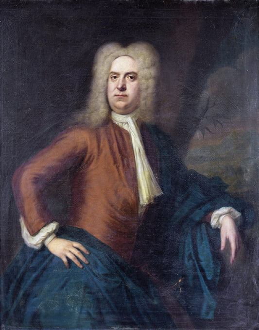 Thomas, 1st Baron Southwell of Castle Mattres, vintage artwork by Attributed to Balthasar Denner, 12x8" (A4) Poster