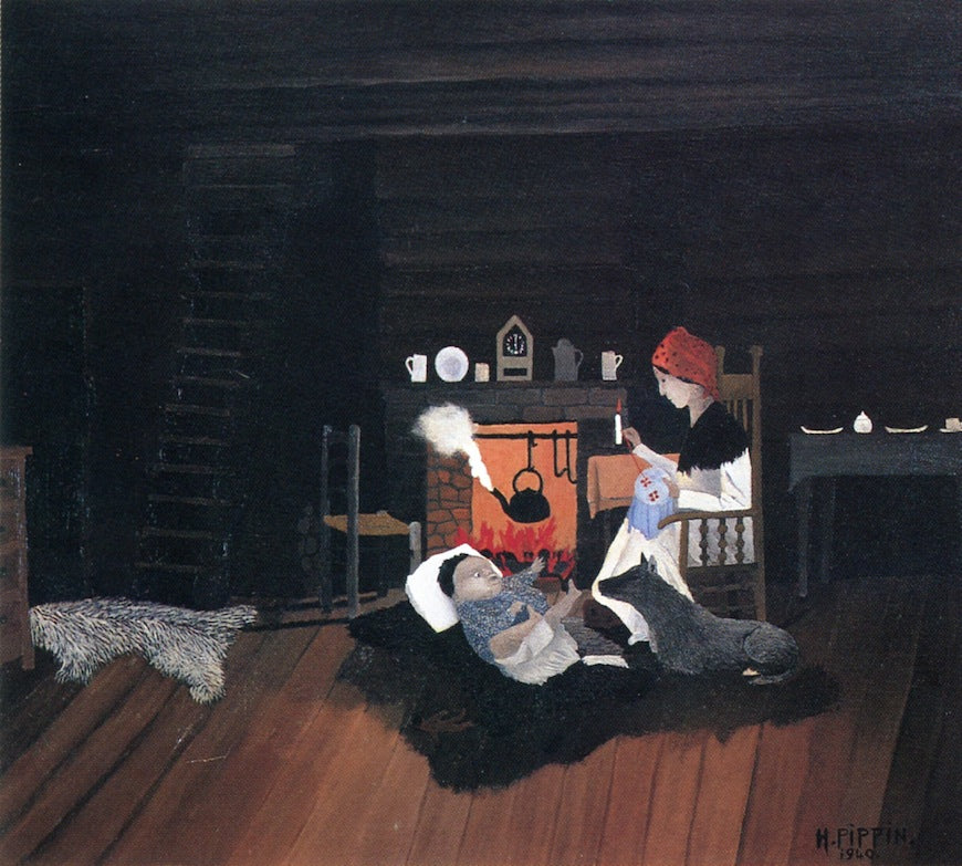 Six OClock by Horace Pippin,16x12(A3) Poster