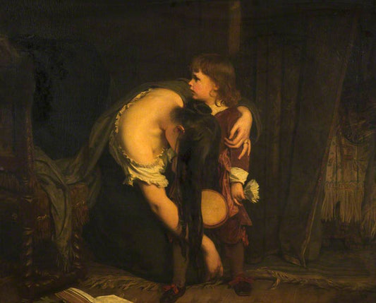 The First Sense of Sorrow, vintage artwork by James Sant, R.A., A3 (16x12") Poster Print