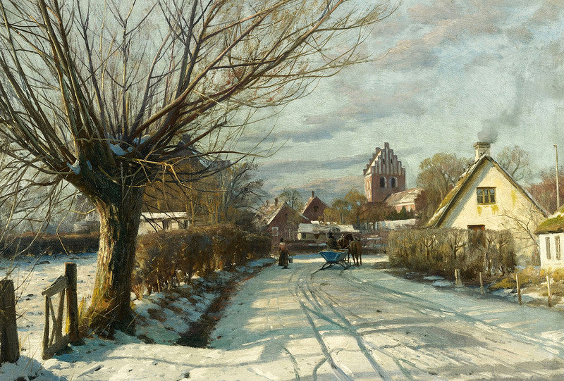  of Hoje Taastrup, outside Copenhagen by Peder Mork Monsted,A3(16x12")Poster