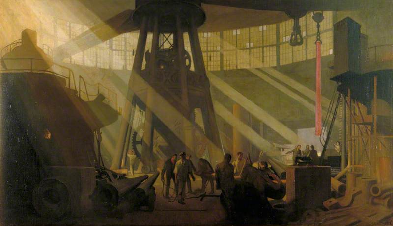 t Woolwich Arsenal by Sir George Clausen, R.A., R.W.S., R.I.,A3(16x12")Poster