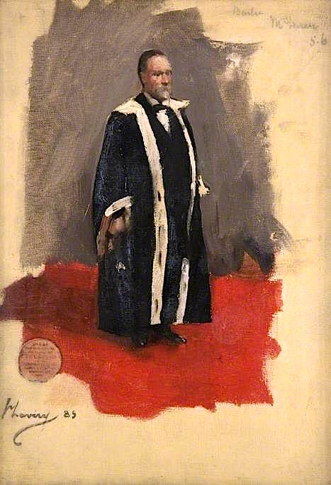 Bailie MacLaren (sketch), vintage artwork by Sir John Lavery, R.A., 12x8" (A4) Poster