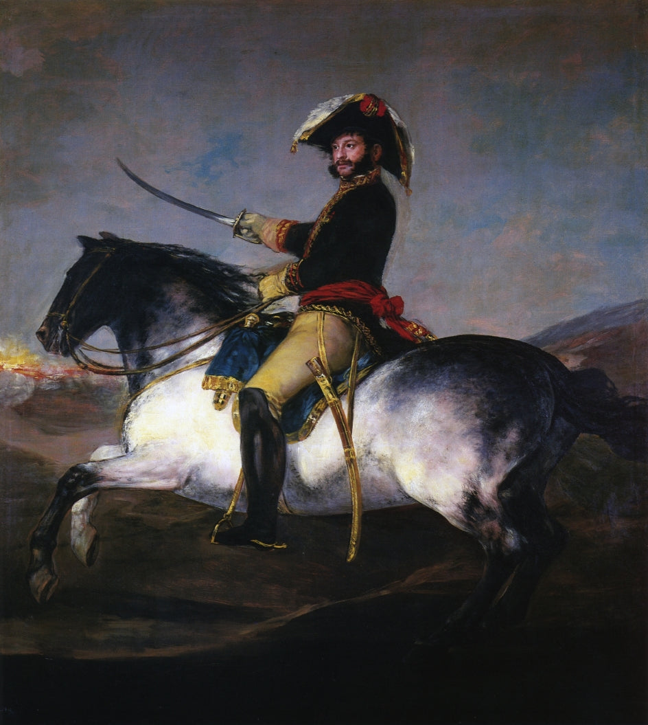 General Jose de Palafox, vintage artwork by Francisco de Goya y Lucientes, 12x8" (A4) Poster