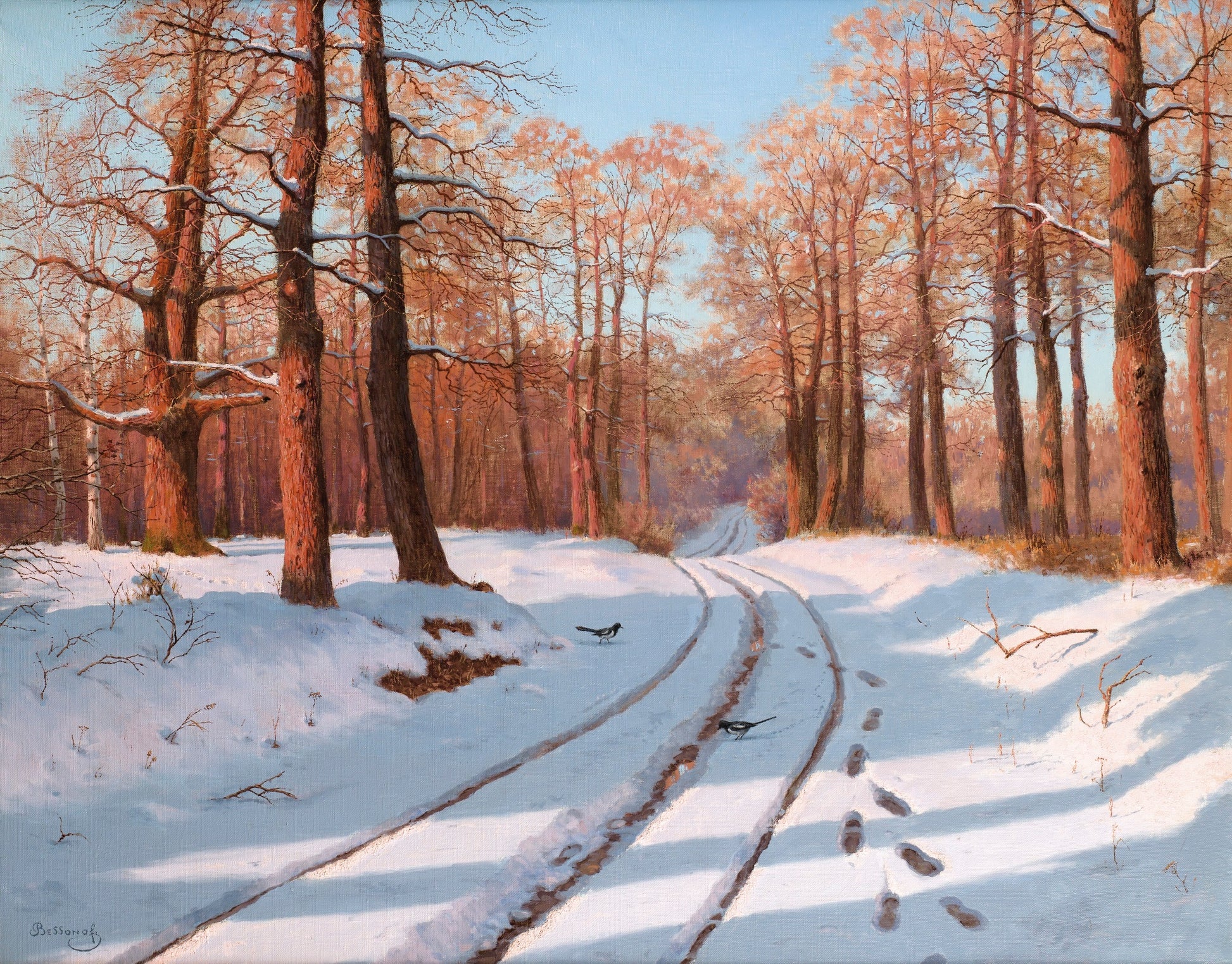 The Last Rays of Sun by Boris Bessonov,A3(16x12")Poster