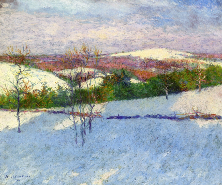 Early Snow by John Leslie Breck,A3(16x12")Poster