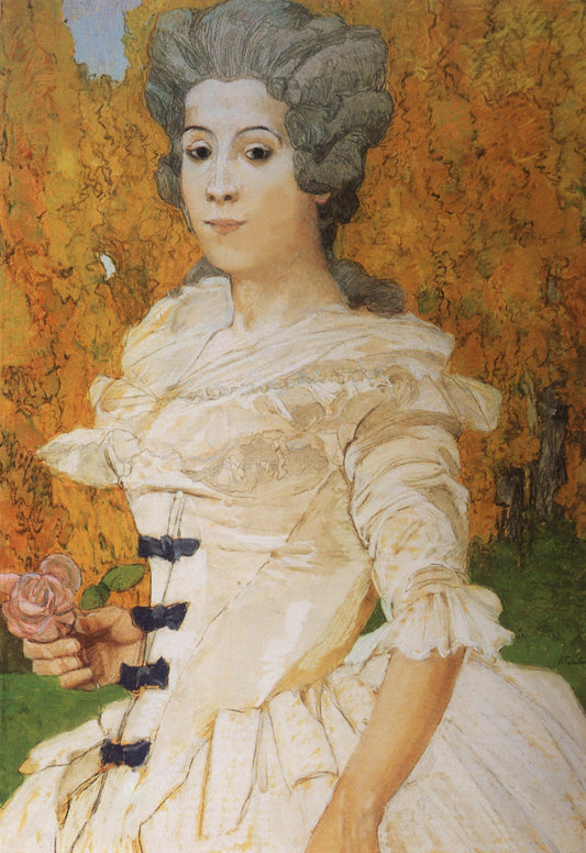 Marquise, vintage artwork by Alexander Golovin, 12x8" (A4) Poster