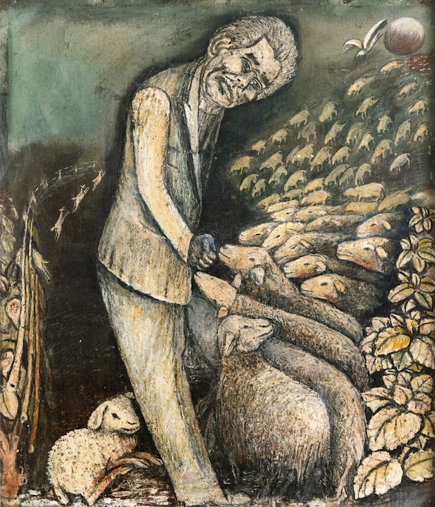 The Good Shepherd by John Dunkley,16x12(A3) Poster