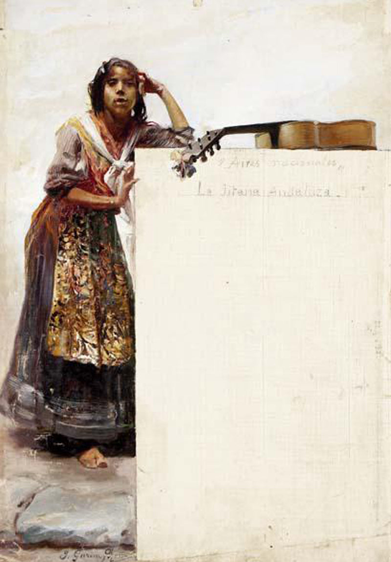 Gitana by Jose Garcia y Ramos,A3(16x12")Poster