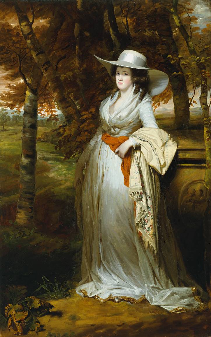 Mrs Downey, vintage artwork by Sir Henry Raeburn, R.A., P.R.S.A., 12x8" (A4) Poster